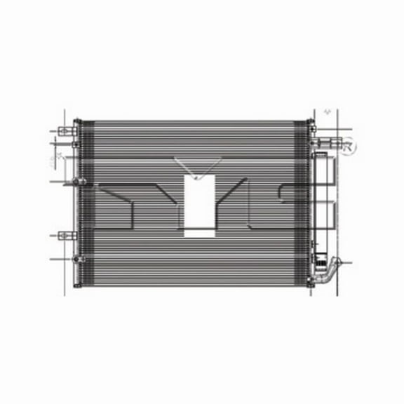 A/C Condenser Fits 1984 Dodge Aries