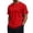 Red-A-80602aa, variant on Trgacdwlo S-4XL Henley Shirts for Men Quick Dry Short Sleeve Dress Shirts for Men Muscle Athletic Summer Lightweight Green Mens T-Shirts