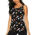 thumbnail image 2 of Haiem Space Rocket Workout Tank Tops for Women, Athletic Sports Slim-Fit Tank Tops, Compression Sleeveless Dry Fit Shirts,Athletic Shirt-X-Large, 2 of 9
