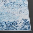 thumbnail image 3 of SAFAVIEH Tacoma Brian Abstract Machine Washable Runner Rug, Beige/Turquoise, 2'6" x 8', 3 of 7