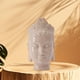 thumbnail image 1 of Estatua de cabeza de Buda para mesa, centro de mesa, regalo de inauguración de la casa, adorno artificial, figura de Buda para mesa de césped,, 1 of 8