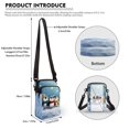 thumbnail image 6 of XYZCANDO Christmas Penguin Mini Cross Body Cellphone Handbag for Women Lightweight Crossbody Purse Halloween Cell Phone Wallet Small Coin Bag Casual Case Pouch for Yoga Hiking Work, 6 of 7