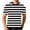 Black, variant on Plus Size Mens Stripe T Shirts Short Sleeve Crew Neck Casual Homewear Color Blocked Shirts for Men S-5XL