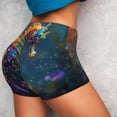 thumbnail image 4 of Sikiie Neon Seahorse Underwater Realm Workout Shorts Women Scrunch Butt Gym Shorts Seamless High Waist Tummy Control Yoga Biker Athletic Shorts-Medium, 4 of 8