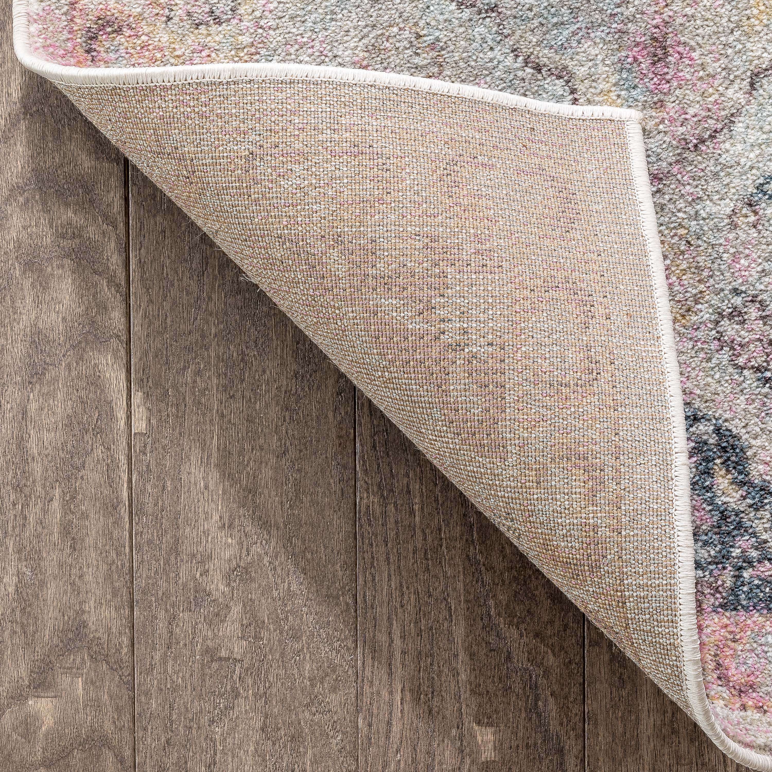Well Woven Rodeo Elaine Vintage Bohemian Distressed Grey Ivory 2'7" x 9'10" Runner Area Rug