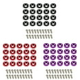 thumbnail image 2 of MYG 10PCS M6 Car Modified Hex Fasteners Mudguard Washer Bumper Engine Concave Screws, 2 of 3