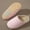 Pink, variant on Zunfee Women's Non-slip Lightweight House Slippers, Stretchy Nylon Spandex Open-back Rounded Toe, Gray, Size 35 (US 5) - Indoor Use for Daily & WFH