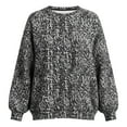 thumbnail image 4 of Tiweut Casual Hoodies for Women Sweatshirt Long Sleeve Camo Design Fall and Winter Fashion Blouses Loose Fit Tops,Grey1,L, 4 of 4