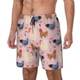 thumbnail image 2 of Fotbe Funny Chicken Men’s Swim Trunks Quick Dry Swim Shorts Board Shorts with Mesh Lining-Large, 2 of 9
