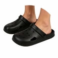 thumbnail image 2 of Slippers for Men Arch Support Lightweight Open Toe Summer Slip On with Sole Casual Beach Ready Flat Everyday Wear Shoes for Men, 2 of 8