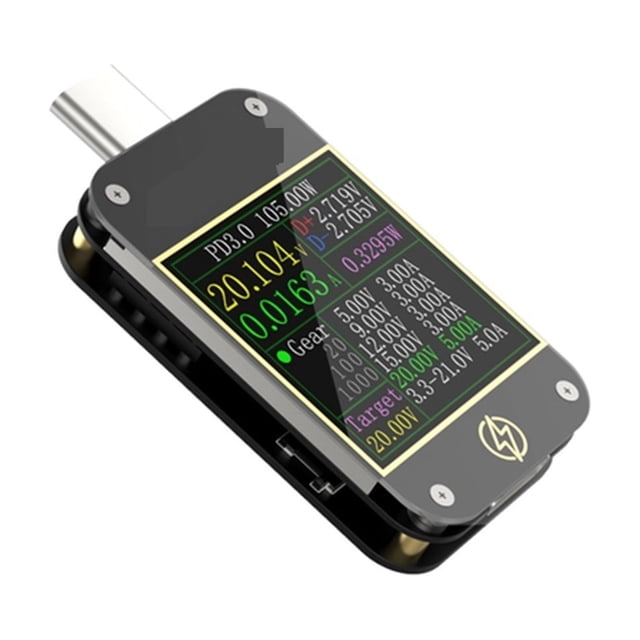 Type-C PD Trigger USB-C Voltmeter Ammeter Fast Charging Protocol Test Type-C Meter Power Bank Tester With PC Software ,Live Data