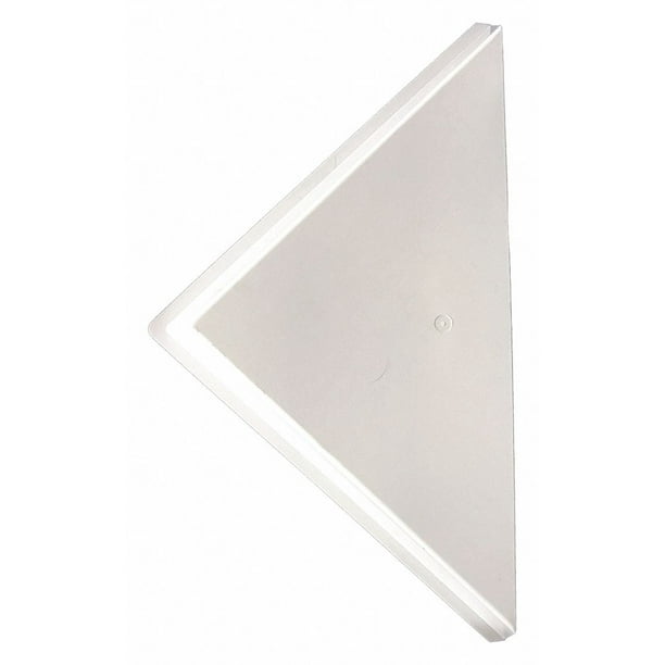 American Louver Corner Air Diverter,Triangle,Plastic STRADCW