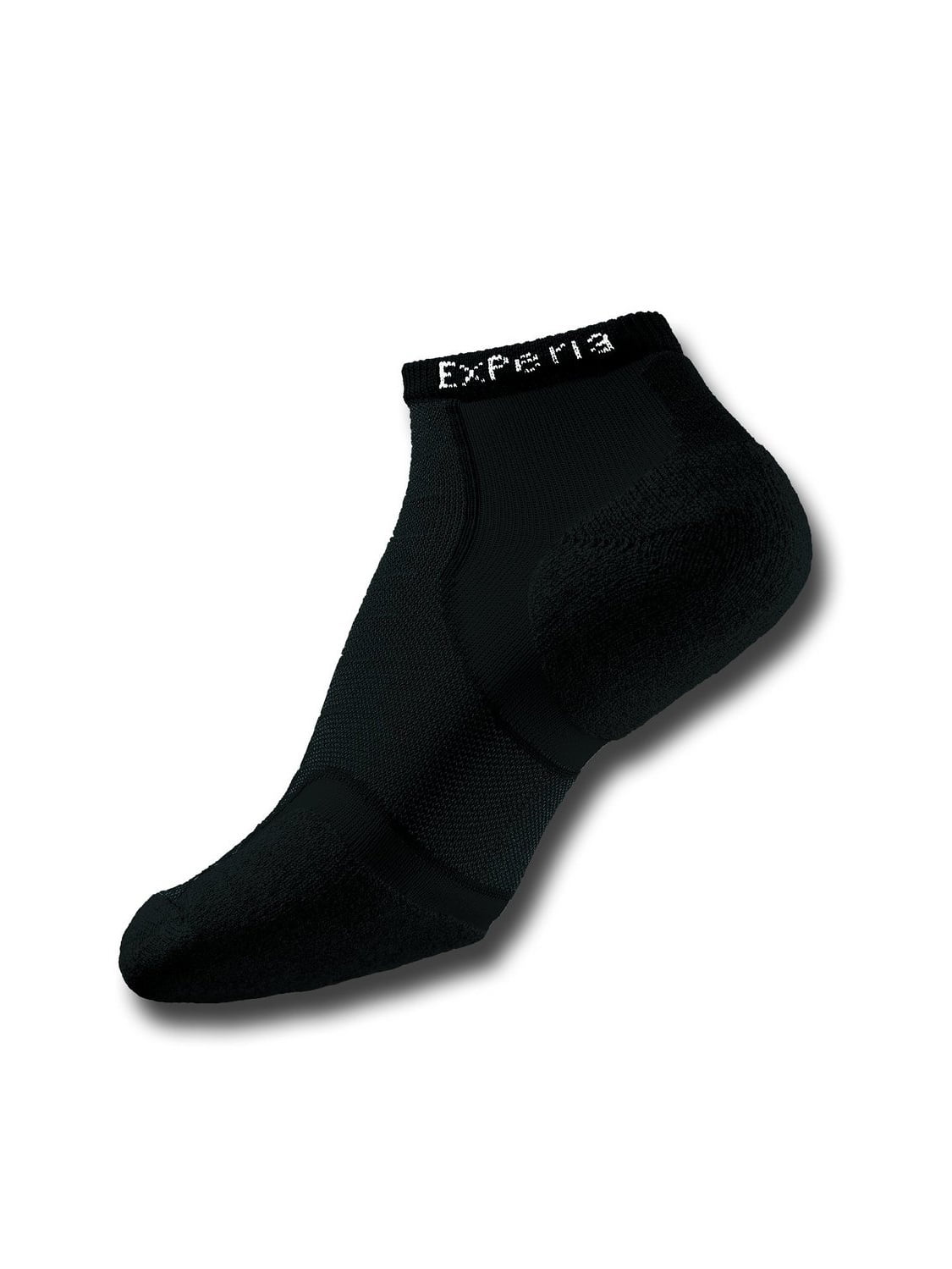 Black Thorlos Experia CoolMax Micro Mini Crew Running Socks 
