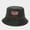 Black, variant on Unisex Bucket Hats For Women Men Beach Fishing Hat Sun Hat Retro USA Embroidery American Flag Navy