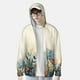 thumbnail image 2 of Fotbe Floral Mountain Landscape Chaqueta con Protección Solar UPF 50+ para Hombre y Mujer, Camisa con Capucha y Bolsillos-Small, 2 of 7