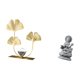 thumbnail image 5 of Estatua de figura,Estatuas de hojas y flores de metal,esculturas decorativas,Figuras decorativas para el hogar,para estante,mesa o vitrina.,Estatua de Guan Yin,Estatua de Guan Yin para, 5 of 8