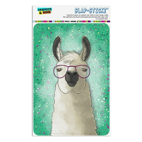 Hip Llama with Glasses Home Business Office Sign