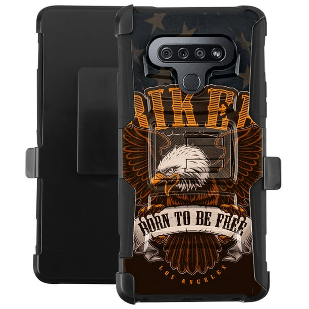 DALUX Hybrid Kickstand Holster Phone Case Compatible with LG K51