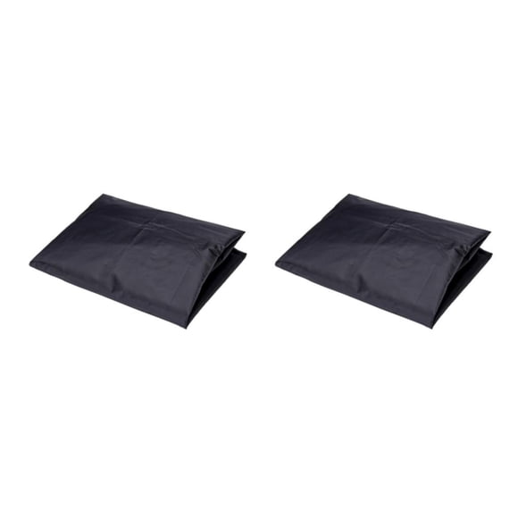Advancent Cubierta a prueba de polvo para estufa de barbacoa, accesorios protectores de tapa de quemador de repuesto impermeables a prueba de 112x21cm 2piezas