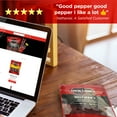 thumbnail image 6 of Jack Link’s Beef Jerky, Peppered, 100% Beef, 9g of Protein per Serving, 2.85 oz Bag, 6 of 14