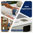 thumbnail image 6 of 2 Pack Buck RV Roof Sealant Tape – 2 Inch x 55ft, 40 Mil – Waterproof RV Tape for Roof Repair, Seams, Skylights, Vents & Window Leaks on Camper, Trailer & Boat, UV Resistant & Weatherproof, White, 6 of 9