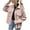 Pink, variant on Herrnalise Jackets For Women Fashion Casual Solid Color Buttons Tops Turndown Collar Long Sleeve Hoodless Casual Outwear Shackets For Women 2024 fall Blue,S
