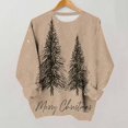 thumbnail image 5 of Enjoytime Christmas Crew Neck Sweatshirts Women Long Sleeve Pullover Tops Trendy Casual Xmas Graphic Sweatshirt, 5 of 7