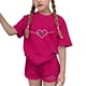 thumbnail image 2 of Conjuntos de blusas y camisas de cuello redondo y manga corta para niños Conjunto de dos piezas de blusas de cuello redondo y manga corta con estampado del Día de San Patricio para niños Niños poliést, 2 of 6