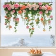 thumbnail image 6 of DefiDgd Spring Vinyl Sticker,Flower Wall Decals Stickers,Removable Waterproof Green Leaves Flower Decorative Sticker for Bedroom Living Room Kitchen Classroom Decoration(C), 6 of 6