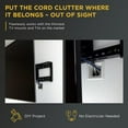 thumbnail image 4 of DATA COMM Electronics In Wall Cable Management Kit - TV Cable Hider Wall Kit - Behind Wall TV Wire Kit - For HDMI & A/V Cables - Low Voltage In Wall Cord Concealer For Sleek Flat TV Setup, 4 of 4
