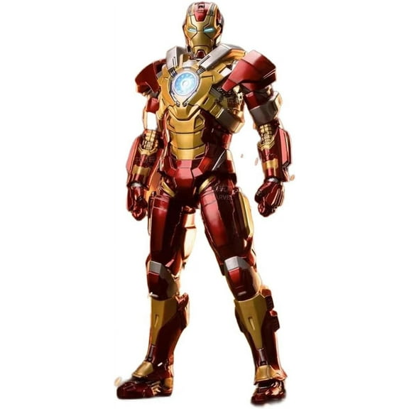 ZD Toys 1/10 Scale MK17 Iron Man Collectible Action Figure, PVC, 1 lb, 6 in, Ages 12-100