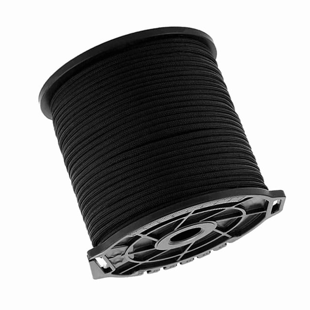 6 Different Sizes of Rope Slots, 100m 4mm Thick 9core Paracord Rope Spool with Cutterslot for Outdoor Activities