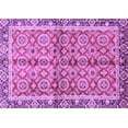 thumbnail image 1 of Ahgly Company Indoor Rectangle Oriental Purple Traditional Area Rugs, 5' x 8', 1 of 4