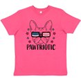 thumbnail image 3 of Inktastic Pawtriotic with French Bulldog  in American Flag Sunglasses Youth T-Shirt, 3 of 5