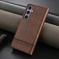 thumbnail image 4 of Decase Premium Leather Wallet Case for Samsung Galaxy S25,with 3 Card Slots, Cash Pocket, Magnetic Closure, Slim & Stylish Folio Case, PU+TPU Shockproof Durable Protective Phone Case,Brown, 4 of 9