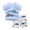 Light blue, variant on AUDeals Baby Toddler Boys Cartoon Print Short Sleeve T-Shirt and Shorts Summer Set, Trendy 2PCS Casual Daily Outfits for Kids Boys (Blue, 4-5 Years)
