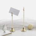 thumbnail image 1 of Sturdy Table Number Holder with Strong Clips, Electroplating Process, Ideal for Party Wedding Office, 1 of 7