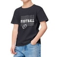 thumbnail image 2 of Shirts For Teen Kids Child Short Sleeve Rugby Football Letter Prints T Shirt Boys Girls Fans Gift Tops BK3 6 Years-7 Years, 2 of 4