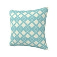 thumbnail image 2 of YFYANG Square Decorative Throw Pillow Case (Without Pillow Insert), Blue Retro Geometric Pattern Bedroom Sofa Car Cushion Cover, 16"x16", 2 of 9