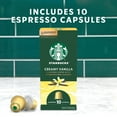 thumbnail image 3 of Starbucks By Nespresso Original Line, Creamy Vanilla, Flavored Roast Nespresso Pods, 10 ct, 3 of 9