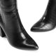 thumbnail image 5 of Botas DREAM PAIRS SDKB2406W Altas Hasta la Rodilla con Tacón Grueso Negro, 5 of 8