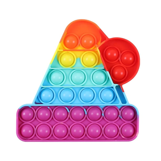Calamar Juego Pop Empuje Burbujas Fidget Juguetes Anti Estrés Su Alivio Autismo Ansiedad Spinner Juguete para Niños