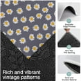 thumbnail image 3 of Gray Daisy Flower Pattern Kitchen Rugs Sets Of 3,Kitchen Runner Rugs Non Skid Washable,Decorative Kitchen Floor Mats for Kitchen,Sink,Laundry,17"x30"+ 17"x47" + 17"x59", 3 of 6