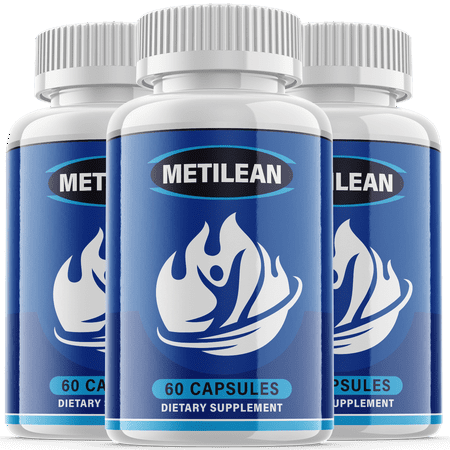 (3 Pack) Metilean - Keto Weight Loss Formula - Energy & Focus Boosting Dietary Supplements for Weight Management & Metabolism - Advanced Fat Burn Raspberry Ketones Pills - 180 Capsules
