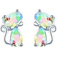 thumbnail image 1 of Pendientes para mujer, diseño de gato, con personalidad, a la moda, con diseño de animal lindo, 1 of 3