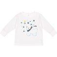 thumbnail image 3 of Inktastic Christmas Polar Bear and Cub with a Star Boys or Girls Long Sleeve Toddler T-Shirt, 3 of 5