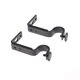 thumbnail image 2 of 2pcs 18-22mm Adjustable Curtain Holder Curtain Drapery Rod Bracket (Black), 2 of 3