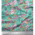 thumbnail image 1 of Soimoi Georgette Viscose Fabric & Orchids Floral Fabric Prints by Yard 42 Inch Wide, 1 of 1