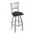 thumbnail image 2 of 810 Contessa 36" Swivel Bar Stool with Black Wrinkle Finish and Graph Coal Seat, 2 of 7