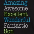 thumbnail image 3 of CafePress - Son Amazing Fantastic Dark T Shirt - Men's Classic Graphic Cotton T-Shirt, 3 of 4